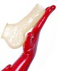 Anatomisches Penis-Hodenkondom aus Latex - offen