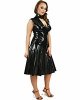 Anatomical Moulded Plunged Latex Dress - up to Size 2L
