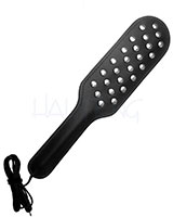 Leather Electro Paddle for E-Stim with Rivets