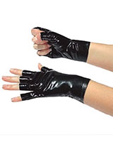 Gloss PVC Gloves without Fingertips