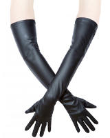 Leatherette Opera Gloves