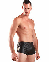 Men's Leatherette Shorts
