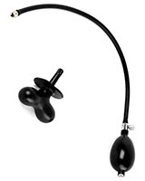 Pump Up Latex Butterfly Gag with Valve