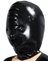 Inflatable Latex Hood with Eyes and Nose Openings