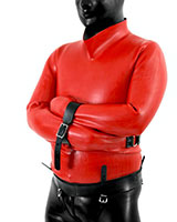 Heavy Rubber Latex Straight Jacket - 0.9 mm - also as Lockable