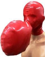 Latex Breathing Control Hood with Large Bag - also with Zipper