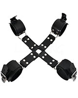 Rubber Hog Tie with Arm and Leg Restraints - also as Lockable