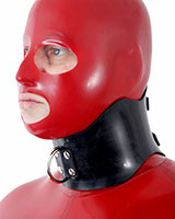 Rubber Posture Collar with D-Ring - also as Lockable