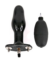 Inflatable Latex Plug with Valve for Lockable Rubber Harnesses