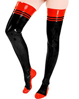 Long Latex Stockings with Cuban Heel - Optional with Zipper