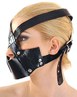 Rubber Face Harness mith Mouth Mask
