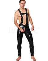 Datex Pants with Front Zipper and Braces