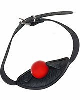 Ball Gag with Padded Leather Mouth Mask