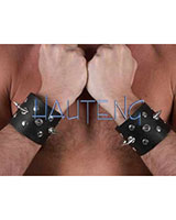 Leather Bracelets with Spikes