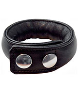 Leather Cockring with Weight - 130 gr.