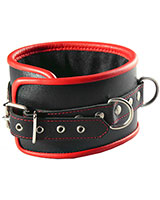 Leather Posture Collar with D-Rings