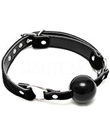 Leather Gag with Silicone Ball