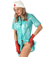 Krankenschwestern-Kleid aus PVC
