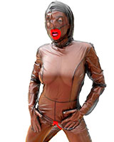 PVC Doll Catsuit for the Living Female Plastic Doll