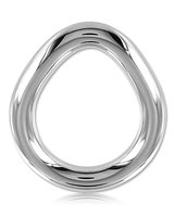 Ergonomic Stainless Steel Cockring - 37mm, 40mm or 46mm