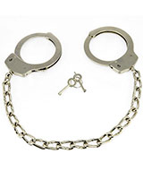 Steel Ankle Cuffs with Chain