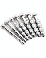 Stainless Steel Urethral Trainer Kit - 7 Hollow Penis Plugs
