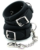 Lockable Silicone Cuffs - 5.5 cm Wide