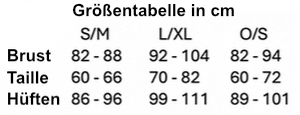 Größentabelle