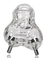 Oxballs NUTTER Electro Ball Sling - Hodensack für EStim - clear