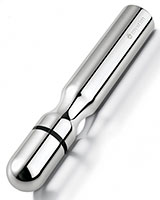 (image for) DOUBLE DAN - Anal- and Vaginal Dildo - Aluminium - for E-Stim