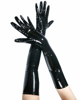 Handschuhe aus Lack - Ellenbogenlänge