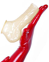 Anatomical Latex Cock and Ball Sheath - Head Exposed