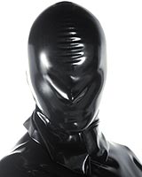 (Bild für) Henkershaube aus Latex mit Nasenlöchern - zum Schließen ins Bild klicken