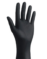 Einmalhandschuhe aus Latex - schwarz - 100 Stück