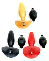 (Bild für) Aufblasbarer Analplug aus Latex mit Ventil - 43 mm Ø - auch mit Kern