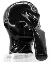 (Bild für) Haube aus geklebtem Latex mit Elefantenrüssel-Kondom und RV