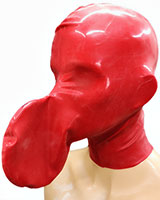 Latex Breathing Control Hood with Bag - also with Zipper