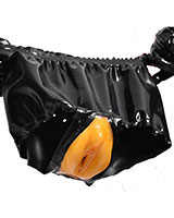 Latex Pussy Pants with Piss Sheath - Briefs, Panty or Bermuda