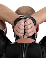 Thick Rubber Neck-Hands Restraints - Also as Lockable