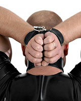 (image for) Thick Rubber Neck-Hands Restraints - Also as Lockable