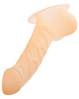 Latex Penis Sheath FRANZ with Base Plate - 14 cm - Semitrans