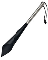 Rigid Leather Paddle with Stainless Steel Handle