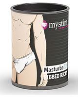 (Bild für) MasturbaTIN RIBBED RICKY Taschen-Anus