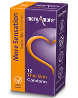 MoreAmore THIN SKIN - 12 extradünne Kondome
