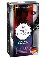 Mein Kondom COLOUR - 12 farbige Kondome mit Geschmack