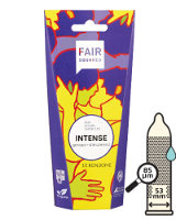 FAIR SQUARED INTENSE - 10 Kondome mit Noppen (0,99 € / Kondom)