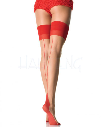 (Bild für) Hauchdünne Nylons mit Hochferse und Naht