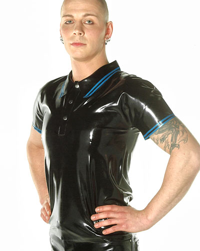 Polohemd aus Latex