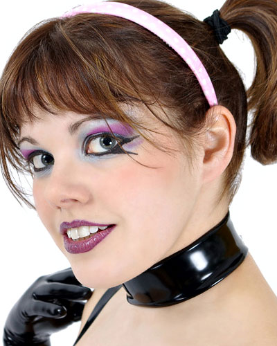(Bild für) Halsband aus Latex für Damen