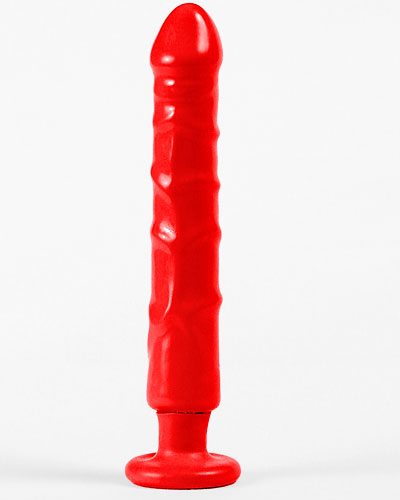 Analdildo aus Latex - 17,5 cm - optional mit Vibrator